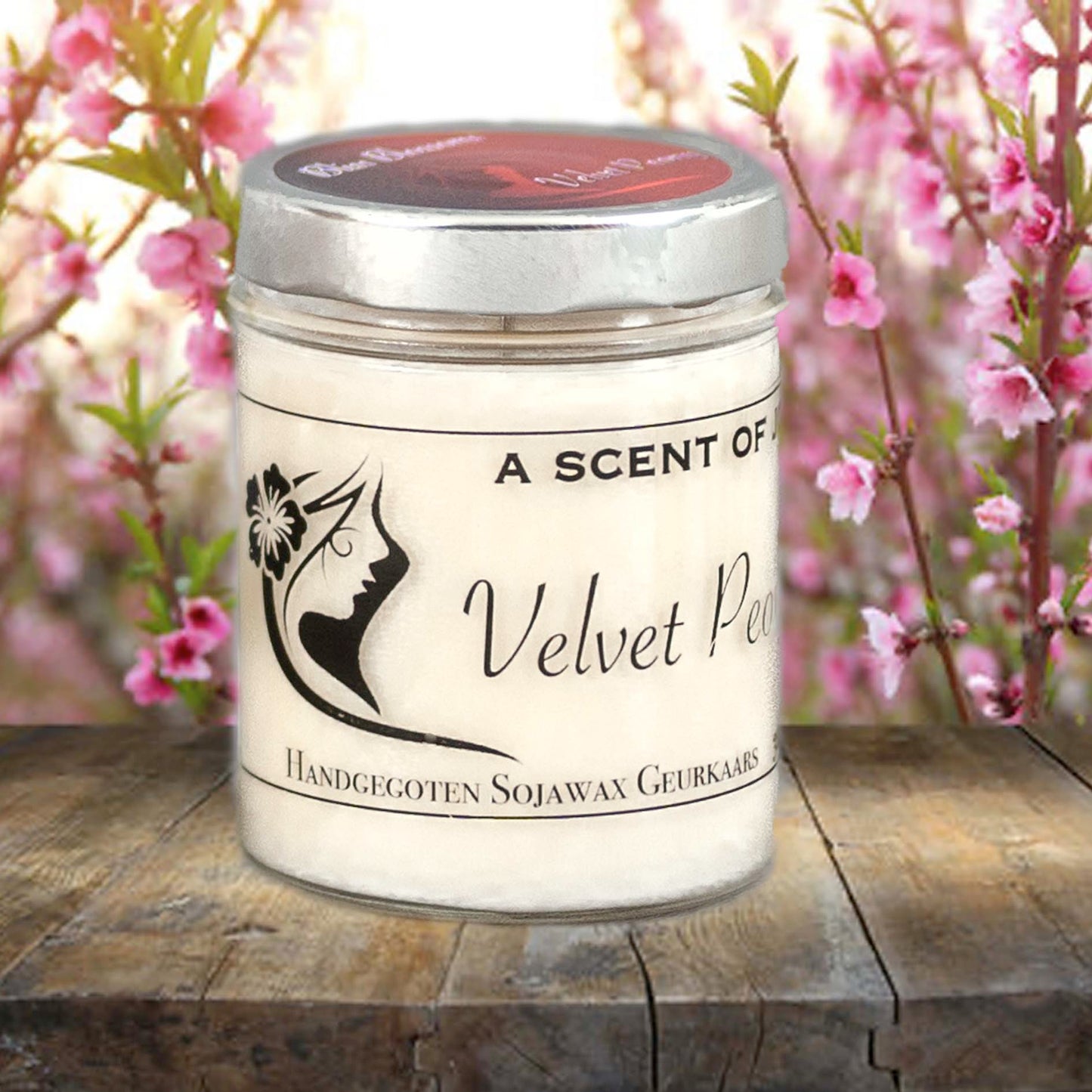 Sojawax geurkaars Velvet Peony