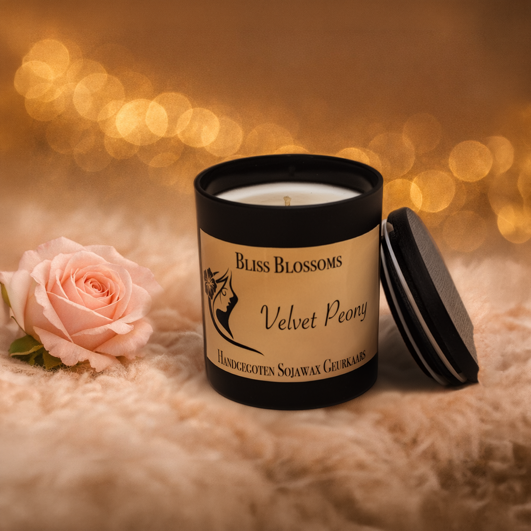 Sojawax geurkaars Velvet Peony
