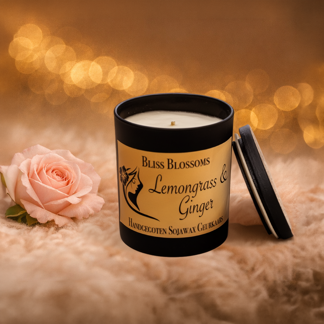 Sojawax geurkaars Lemongrass & Ginger
